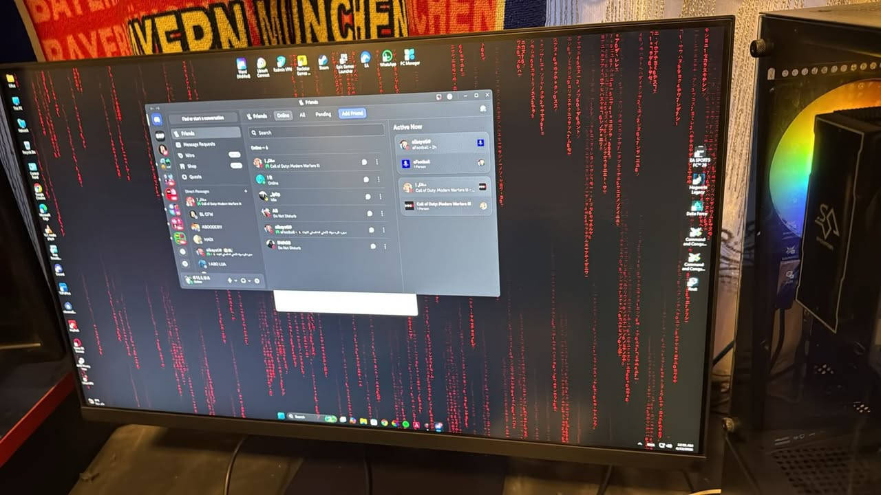 السلام عليكم اصدقائي pc للبيع فقط كيس وشاشه مواصفات التجميعه ومواصفات الشاشة بلصور السعر 900الف وبيه مجال بسيط الشاشه استخدام شهر والتجميعه على ايدي 
للتواصل خاص او واتس اب ***********
