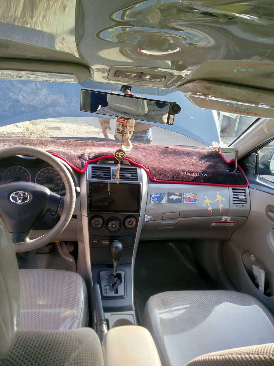 كورلا 2013 وارد امريكي مصبوغة حزام تبديل 3 قطع السيارة مكفولة كير ومحرك وتكم وقمارة وجنطة  السيارة بسمي رقم بغداد مشروع وطني لون فيلي السيارة نظيفة وما متعوبة ابد مكينتها 1800  السنوية لحد سنة 2028السعر المطلوب 120 وبيها مجال
مكاني بغداد التاجي 
رقمي ***********
***********
