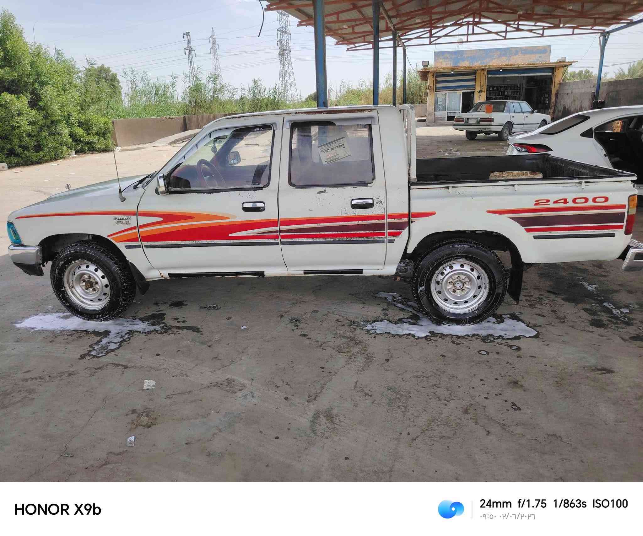 السلام عليكم
تيوتا ٩٢ نظيفه كلش حلوه السيارة جاهزه حدادية جديده تخم تاير مكينه كروسيده دواخلها جديده كهربائيات شغاله كلها السياره ما بيها نقص برغي
***********
***********
