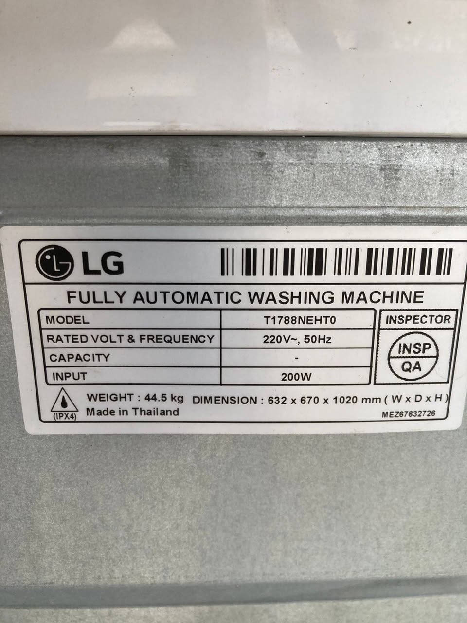 We deal with foreigners two
غساله ال جي 17 كيلو 
نظام انفرتر اقتصادي نص امبير  تسحب 
نظيفه و شغاله وعلى الفحص
غراضها كامله 
السعر 270 الف
يوجد توصيل 
رقم الواتساب *********** 
ـــــــــــــــــــــــــــــــــــــــــــــــــــــ

