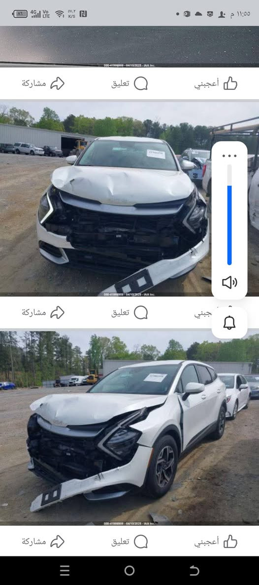 السلام عليكم كيا سبورتج موديل 2024 باسمي  ماشية 31 حادث كما موضح بالصورة ربع البنيد بارد بدون دواخل أرباك استيرن فقط داخل بيجي جلد مواصفاتها رادارات امامي وجانبي وخلفي وإيقاف ذاتي تحديد مسار قيادة ذاتية كامرة دوارة سايد بريك دكمه لايتات لد امامي خلفي حساس خلفي مكاني بغداد  
رقم الهاتف *********** غير متواجد على فيس بوك
