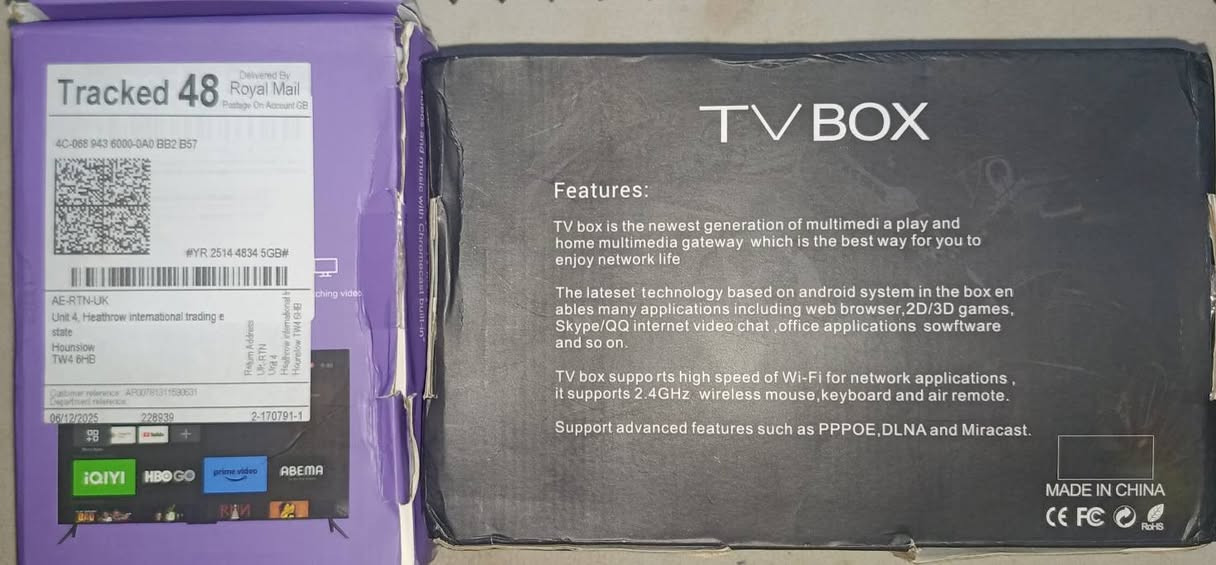 تيفي بوكسات عدد 2
السعر 20
يوجد توصيل الى جميع محافظات العراق


**إذا كنت صاحب هذا الإعلان وتريد حذفه لأي سبب، رجاءا أرسل رسالة إلى الدعم الفني**