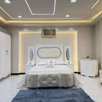 غرفة مرمري • ٧ قطع • سرير ١٦٠×٢٠٠