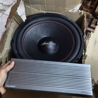 مضخم صوت مونو بلوك احادي جنل واحد  2000واط مع دمام 15 انج قدرة 2000واط...