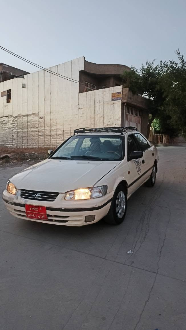 Toyota Camry taxi 🚕 
***********
تۆیۆتا کامری ٢٠٠٢ مەکینە چوار پستۆن کراوە بە غازی قەیوان گێڕ ئۆتۆماتیک تەنها چەمەلەغی سەکنی دەعمە ماڵی دۆستە بێ مەسرف تەبریدی لەسەر سویچ گەرمیو هەموو گیانی ئیش ئەکات مەرجی توندوتۆڵی تازە کراوەتەوە سەیارەکە پاک ماوەتەوە گێڕو مەکینە بەشەرت 
نرخی ٦٥گەڵا و معامەلەیە برایانە 
*********** شربازهير, السليمانية

