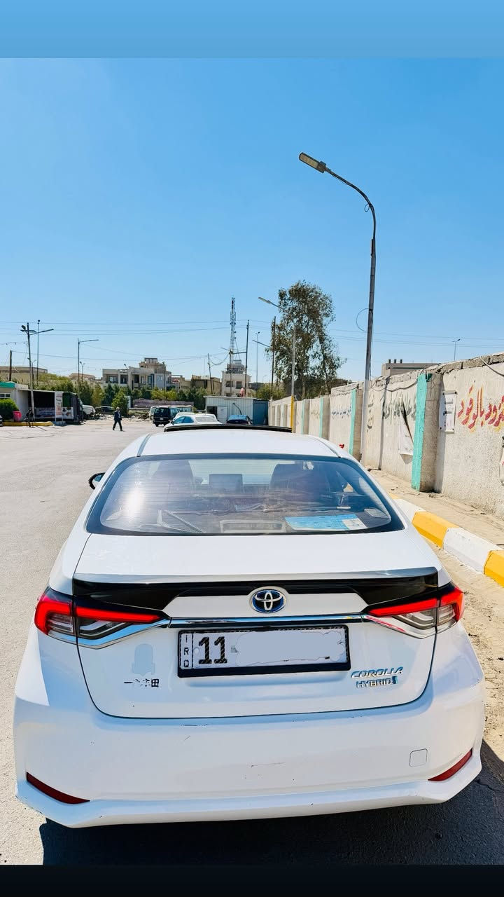 السلام عليكم

للبيع تيوتا كورلا هايبرد الشكل الخليجي 2022

المواصفات :
بصمة 
ذخول ذكي عل ابواب
جلد احمر
كامرة خلفية 
ابل كار بلي 
رادار +تحديد مسار
بصمات عداد 2
فتحة سقف
اوتو هولد 
هاند بريك بصمة
وباقي المواصفات ماشيه 160

        السياره جاهزه مابيها اي نقص
السيارة باسمي وتحويل ثاني يوم 
رقم بغداد 
السعر 130 مكاني بغداد الغزاليه


**إذا كنت صاحب هذا الإعلان وتريد حذفه لأي سبب، رجاءا أرسل رسالة إلى الدعم الفني**