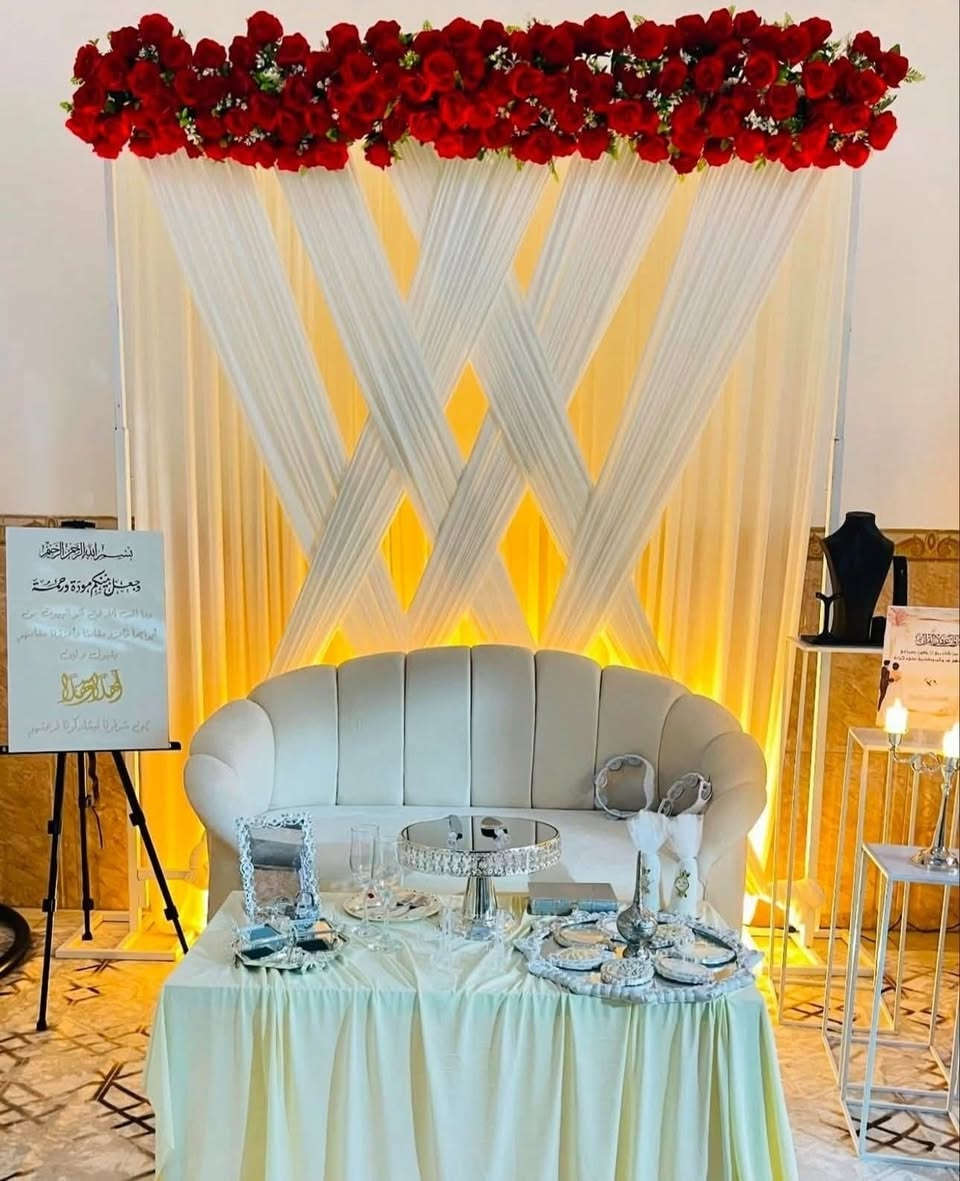 رويل للمناسبات وللاعراس والكوشات  خلیها علینا وريح خطارك ورتب مناسبتك ويانه و لتحير بالتجهیز مستعدون لتجهیز کافه المناسبات خطوبه  ختان  مهر حنه  أعياد میلاد  اعراس 
تجهیز فقط داخل بغداد   للتواصل ع الخاص او على الرقم التالي :-
*********** 
*********** 
واتساب 
ملاحظة /التجهيز داخل بغداد  فقط
