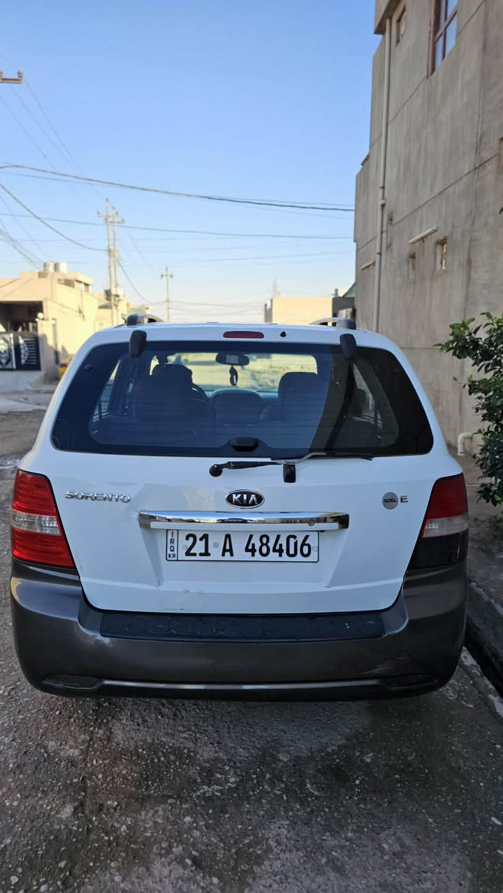 السلام عليكم
سورنتو 
موديل 2007
صبغ شبر بالبونيد 
الجنطه بيه رصعه 
باقي مفوله 
كير محرك مكفولات
فول موصفات 
تحكم ستيرن 
تنته طخم تايرات جديد
صدر امامي خلفي جديد
منظمة غاز حكومي 
مكان السيارة  كركوك
سعر 102
***********
