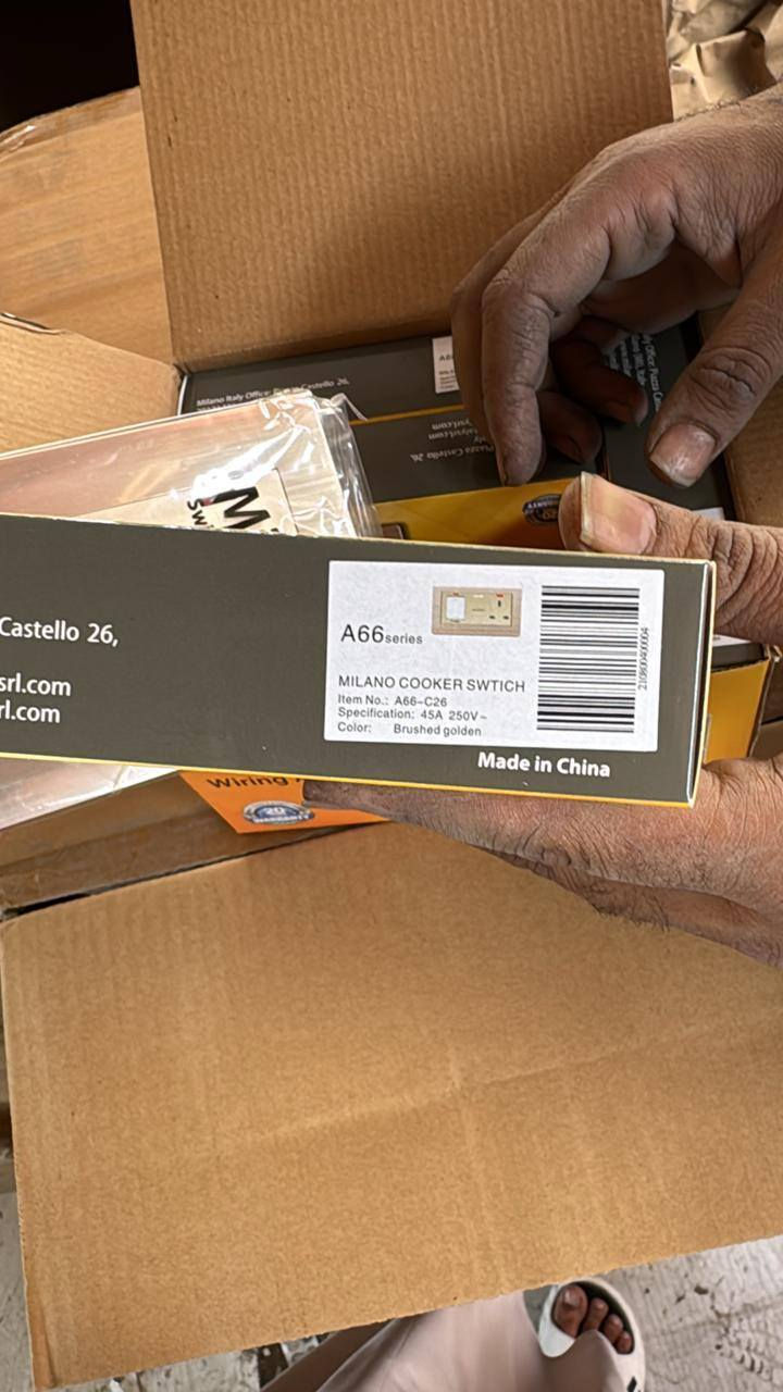 متوفر نقاط كهرباء وسناكل والبيع جمله باسعار تنافسيه


**إذا كنت صاحب هذا الإعلان وتريد حذفه لأي سبب، رجاءا أرسل رسالة إلى الدعم الفني**