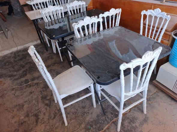 سلام عليكم ورحمة الله وصول ميز الطعام بأنواعه المرمر الدرجه الاولى ضد الكسر حجم ١٢٠*٧٠ ايضا وصلني الميز الطعام الجام ١٢٠*٨٠  والقياس الثاني ٨٠*٨٠ والبلاستك الأبيض 80*80 للحجز والاستفسار التواصل على الرقم *********** وات واتصل بيك خير *********** توصيل موجود العنوان بابل المسيب حي العسكري مقابل أسواق بطوش
