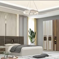 ٥ قطع نفرين • سرير ثابت • ٢٢٠سم