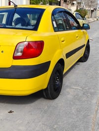 كيا ريو موديل 2009 مصبوغه جديد بدون معجون فقط تلگيطه بسيطه موديل2008 ا...