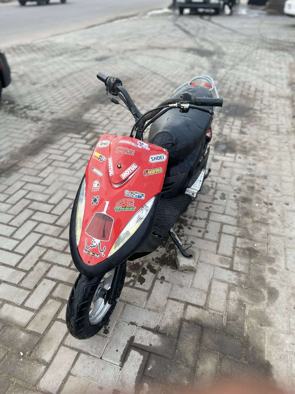 ‏سلام عليكم دراجة للبيع ماكس مباش 55 مكينة ناعمة وشلته قوية حلوة الدراجة مرتبة السلف شغال ونقرأ سلف مكاني بصره جنينة سعرها 300-***********
