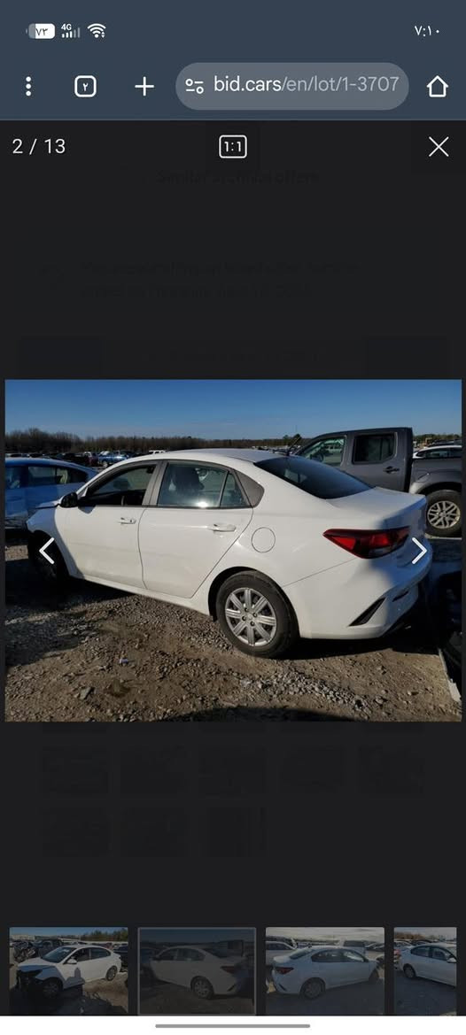 السلام عليكم كيا ربوا ٢٠٢٣ وارد أمريكي حادث مرفق بالصوره رقم بصره معوقين تنتهي ب ٢٠٣٠ مواصفات عاديه بيه شاشه وكامره بلاد  ماشيه ٢١الف ميل شنو عندك مراوس حسب القناعه رقمي *********** اوبيع ب١٣٠ ورقه علما المحرك دوش ١٦٠٠ دبل ونزل
