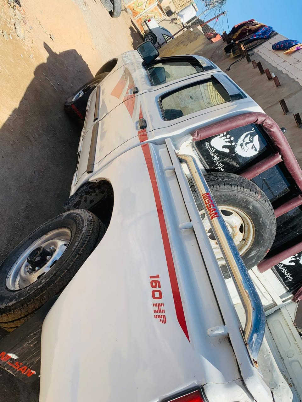 تحيه طيبه اخواني الاعزاء للبيع فقط بدون مراوس نيسان بيكم شبوط 2003(مزاد وزارة الداخلية) بيه كتاب مزاد وكاله بسم المشتري
السيارة بدون اي حادث فقط صبغ مصبوغه لان جانت بيه كتابات وصبغ فول كشره كلش حلو بدون اي خياس 
السياره كير ومكينه وحداديه  وغرفه وتخم تاير غرفه كله جدد
دوشمه شاشه كله جديد السيارة مابيها كل نقص جاهزه 
65 مكاني نجف الاشرف 
 رقم الهاتف/‏‪0786 688 3771‬‏
