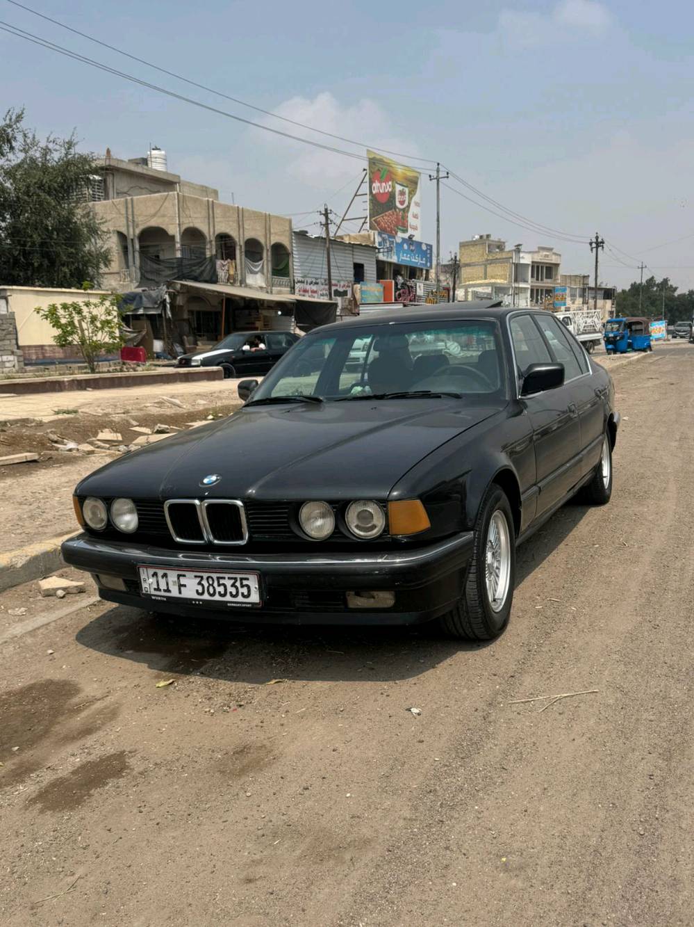 🔥 للبيع BMW 735 موديل 1992 🔥

✔️ اللون: أسود
✔️ كير: أوتوماتيك
✔️ المحرك: جديد
✔️ رقم بغداد
✔️ السنوية نافذة لغاية 2030
✔️ السيارة باسمي ونقل ملكية أصولي
✔️ صبغ عام للجمالية فقط
✔️ منظومة تبريد جديدة بالكامل، والتبريد ثلج ❄️
✔️ المروحة تدريجية 
✔️ السيارة ما بيها أي نقص، جاهزة للاستخدام وما تحتاج أي صرف.

المعاينة خير دليل، والجاد يتفضل يتواصل.

📍الموقع: بغداد حي الاعلام
💰السعر: (60)
📞 للتواصل: (***********)
