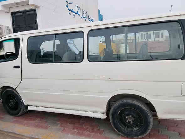 اسلام عليكم هايس قديم للبيع مديل
2007 مكينه محوره ثنين او نص ياباني او كير اوته ماتيك 
كهربائيات شغاله كله امداور ثاني يوم 
رقم شمالي 
***********
مامتواجد عله الفيس 
سعره 70او بيه مجال علمن السياره ماعليه غرامات 
مصفره من كلش عنوان كربلاء حي سيف سعد
