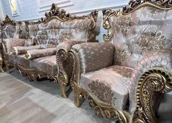 تخفيضات ✅✅✅
جميع الوان موديلات الريزين بسعر خيالي موجود فقط لدى معرض الريان 🤩❤👑🔱  ( السعر 900 الف )
موديل الزنجيل بسعر ( 900 الف )
تخم ملكي ريزين ١٠ مقاعد منشأ ايراني 
يتكون من ٢ ثلاثية - ٢ كراسي - ١ ثنائية 
مع سيت طبلات هدية و سيت كوشات وايضا والتوصيل مجاني لجميع محافظات العراق للحجز والاستفسار مراسلة الصفحة أو الاتصال على الرقم التالي ***********
