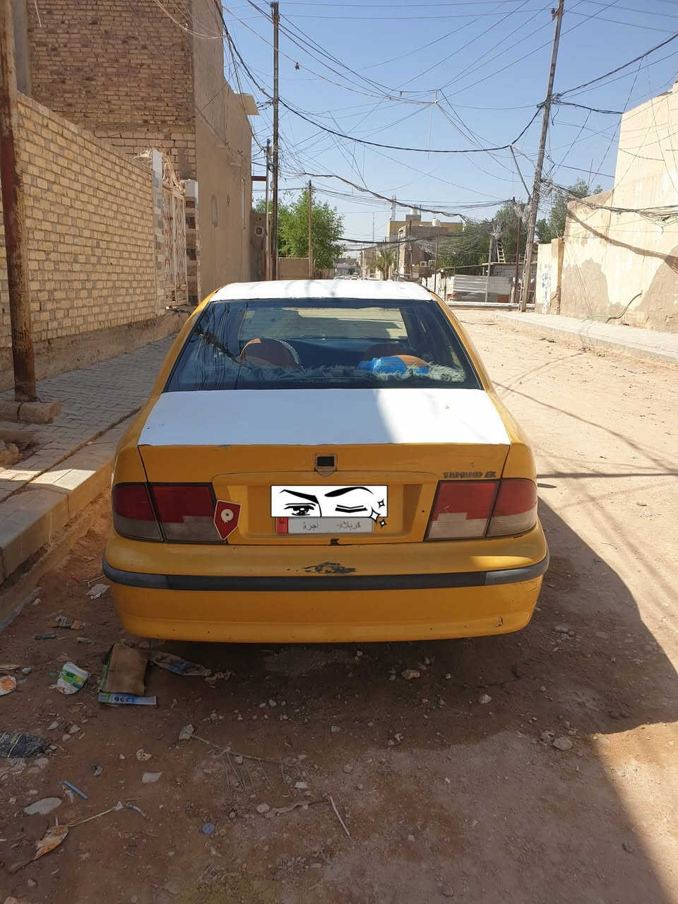 سلام عليكم  
سمند موديل 2010رقم الماني كربلاء 
سياره كفاله عامه بدون تحويل 
من ضربه وصبغ وتبديل 
مكينه وكير مكفولات شواصي لافطر ولالحيم تخم تاير كهربائيات شغاله كيجات زنون عالي ناصي
السعر 15وبيه مجال قليل 
للاستفسار  الاتصال ***********
مكان السياره النجف الاشرف

