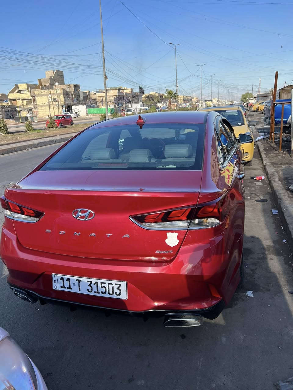 سلام عليكم للبيع سوناتا لمتد سبورت فول مواصفات رقم بغداد انكليزي جديد رقم 11 هزه جديده
سونار موجود 
سياره جاهزه من كلشي 
4 بصمات 
دبل كزوز 
تحكمات ستيرن فول حاكيه مثبت سرعه 
3 وضعيات قياده 
فتحه سقف 
قطعتين تبريد شفتات قياده بل ستيرن 
كرسي كهرباء 
تدفئه كراسي منفصل 
رادرار جانبي كامره دواره 360 د 
كراسي جلد 
لايت زنون ستيرن حرف D مكانها بغداد ام الكبر رقمي *********** سعرها مناسب 127 قفل قغل.  بدون عمله
