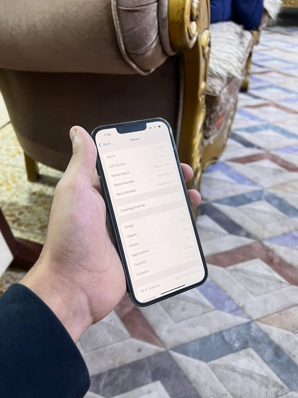 ايفون 13 برو الصغير بس برو ذاكرة ١٢٨ بطارية ٨٦ نضافة ٩٧ الجهاز كله بلاد وتر وين ماتريد تفحص افحص الجهاز فقط سيمكرت ميصيرله جايبيلياه من الخارج بدون ملحقات السعر ٥٠٠ بيه مجال بسيط
تواصل واتساب
***********
