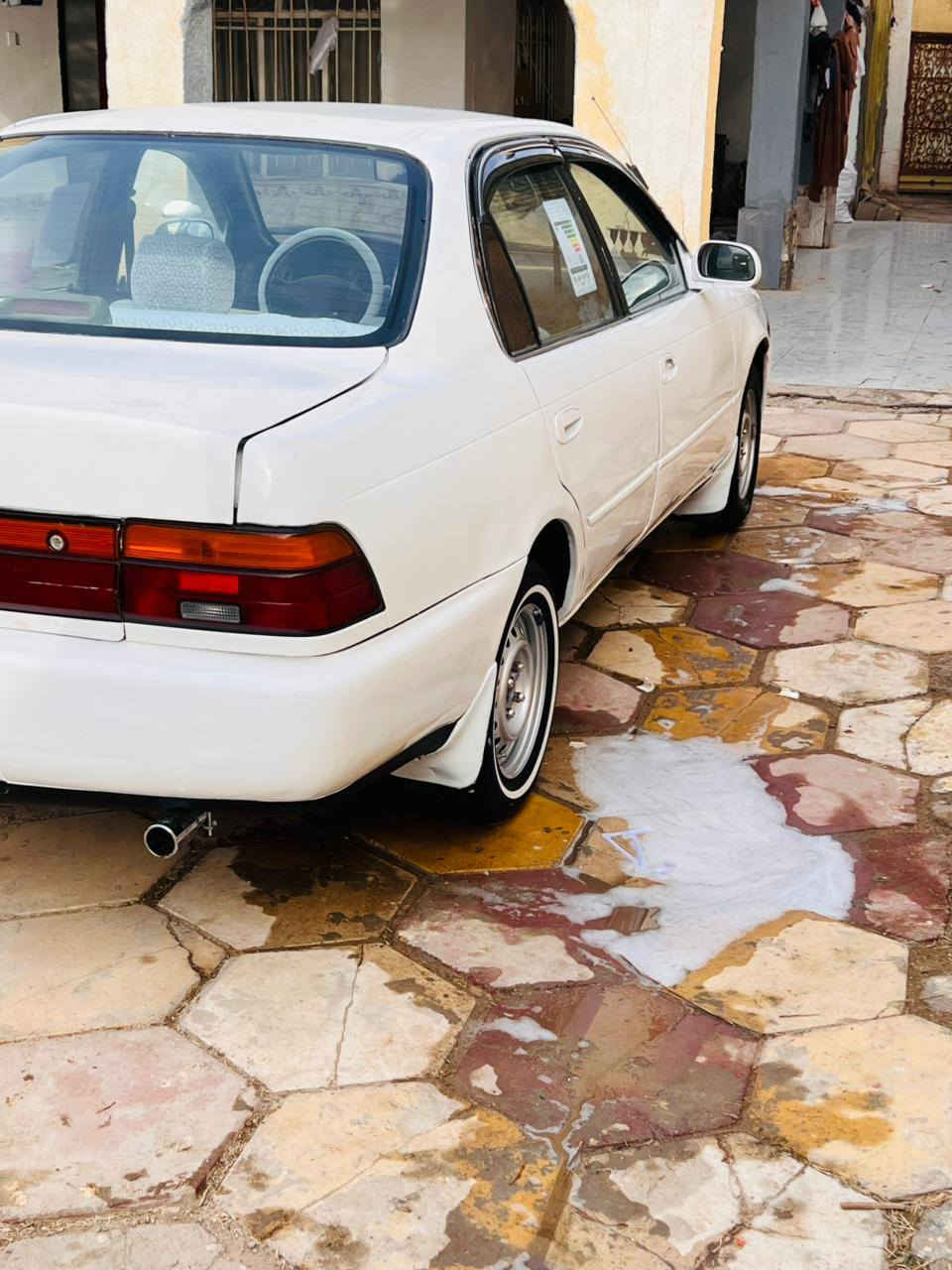 كورلا موديل ١٩٩٤رقم كربلاء تحويل مباشر كفاله من ضربه بيه رشات صبغ بسيطه محرك ١٨٠٠ كير حاويه إستوني شاده حداده امامي خلفي تخم تاير كرهبائيات كله شغاله غرفه جديده  تغليفه ارضيه جلد   منظومه زنون سياره جاهزه للأخير مابيه اي نفقص سعر ٥٧ وبيه مجال للاستفسار الاتصال ع *********** *********** مكاني ذي الرفاعي الرفاعي, ذي قار
