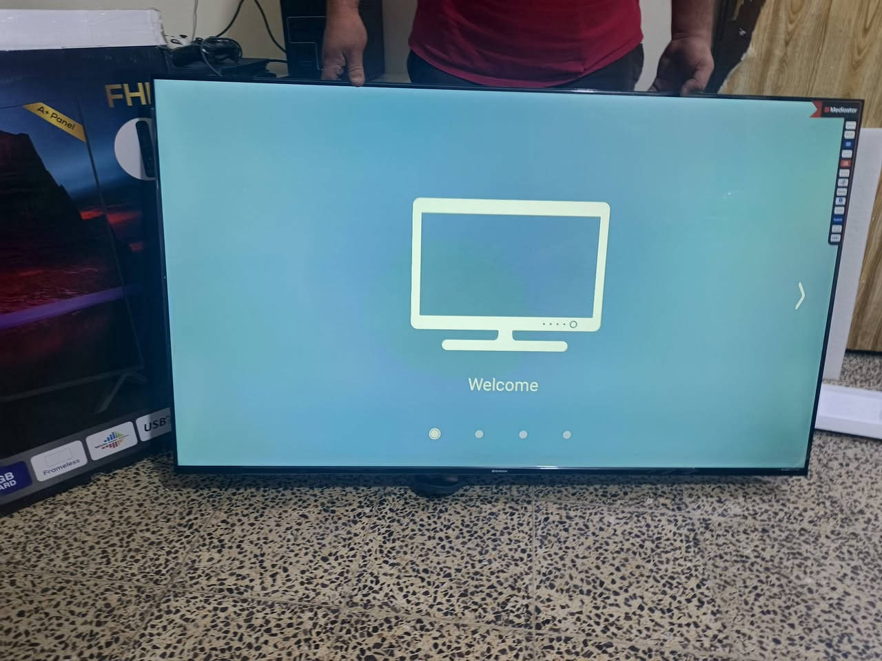 سلام عليكم شاشه حجم ٥٥حقيقي نوعها ميديا ستار انترنت آخر إصدار جديده ممستخدمه ابد سعرها ٤٠٠بيها مجال شويا مكاني بغداد الأمين متواجد خاص


**إذا كنت صاحب هذا الإعلان وتريد حذفه لأي سبب، رجاءا أرسل رسالة إلى الدعم الفني**