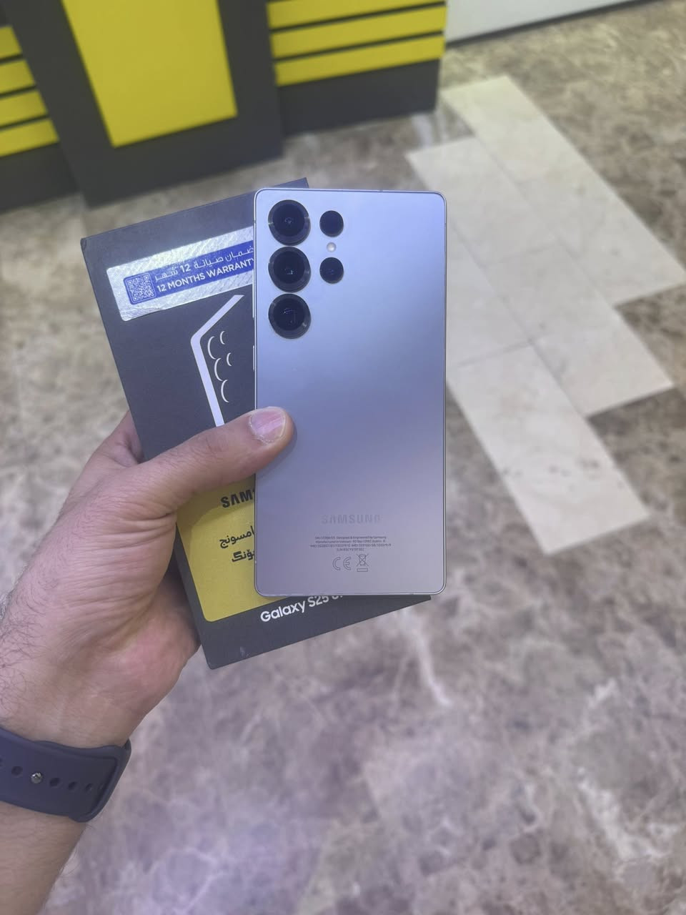 Samsung S25 Ultra
ذاكرة 256 عشوائية 12
الجهاز ضمان كسر شاشة
مستخدم قليل كلش
غراصة كاملة
السعر 1175 الف
مكاني النجف 
***********
