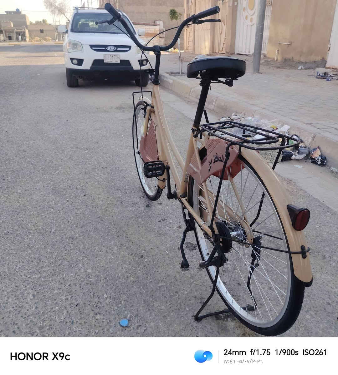 سلام عليكم باسكل للبيع ياباني شرط موديل ٢٠٢٤ حجم 26 لون مميز مديل حديث بسعر مناسب 120 وبي مجال قليل 
كامل هوه وغراضه صارله 15 من منزله
مكاني كربلاء حي الوفاء شارع 20 ***********
