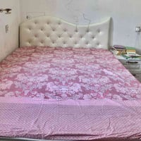 سرير خشب • ٢م×١٦٠سم • صنع يدوي