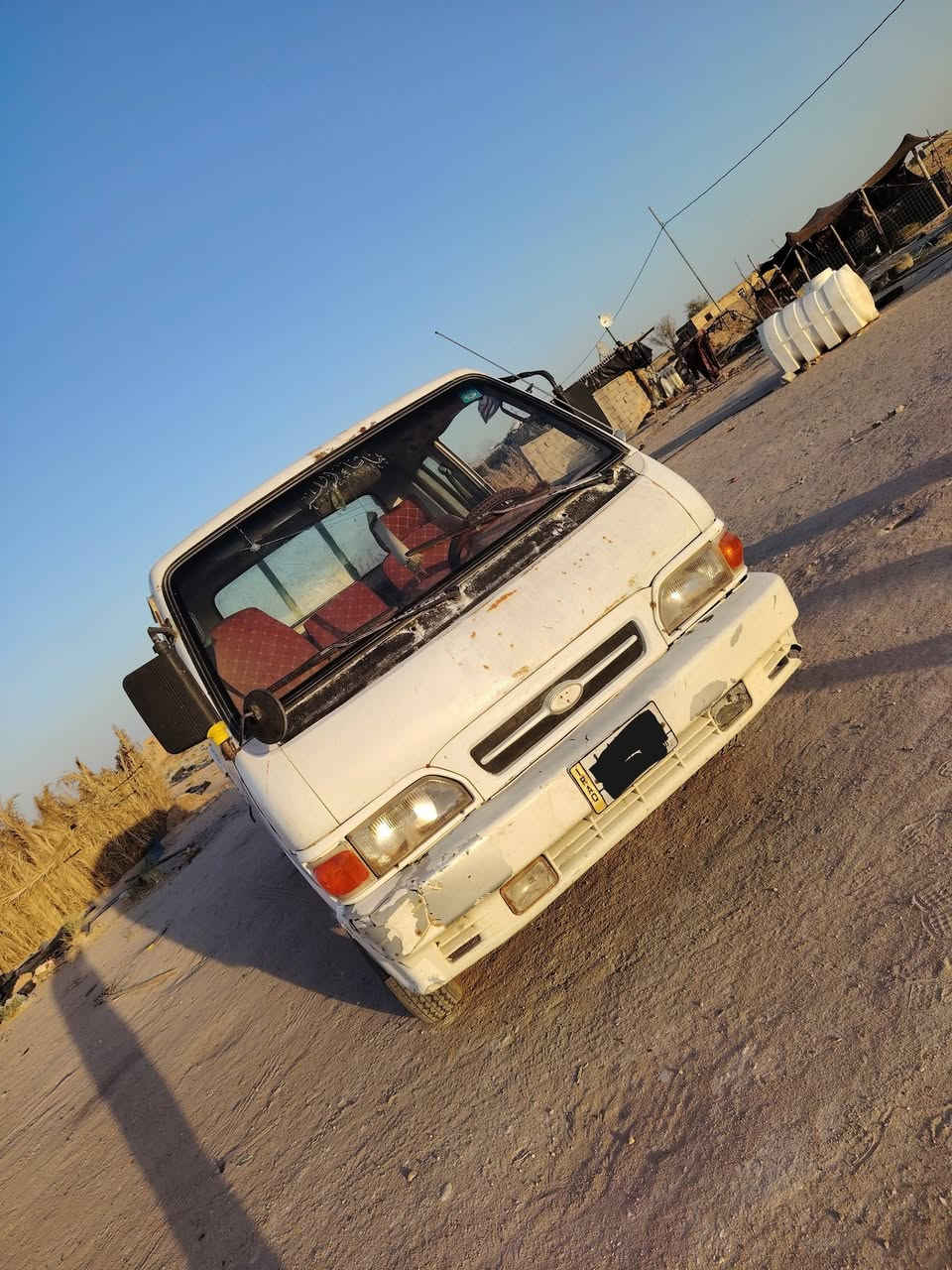 سلام عليكم كيا بنكو موديل 96 نضيفه. مكفوله. من الصبغ. ومحرك. وشاصي. السعر. 55وبيه مجال. ***********
