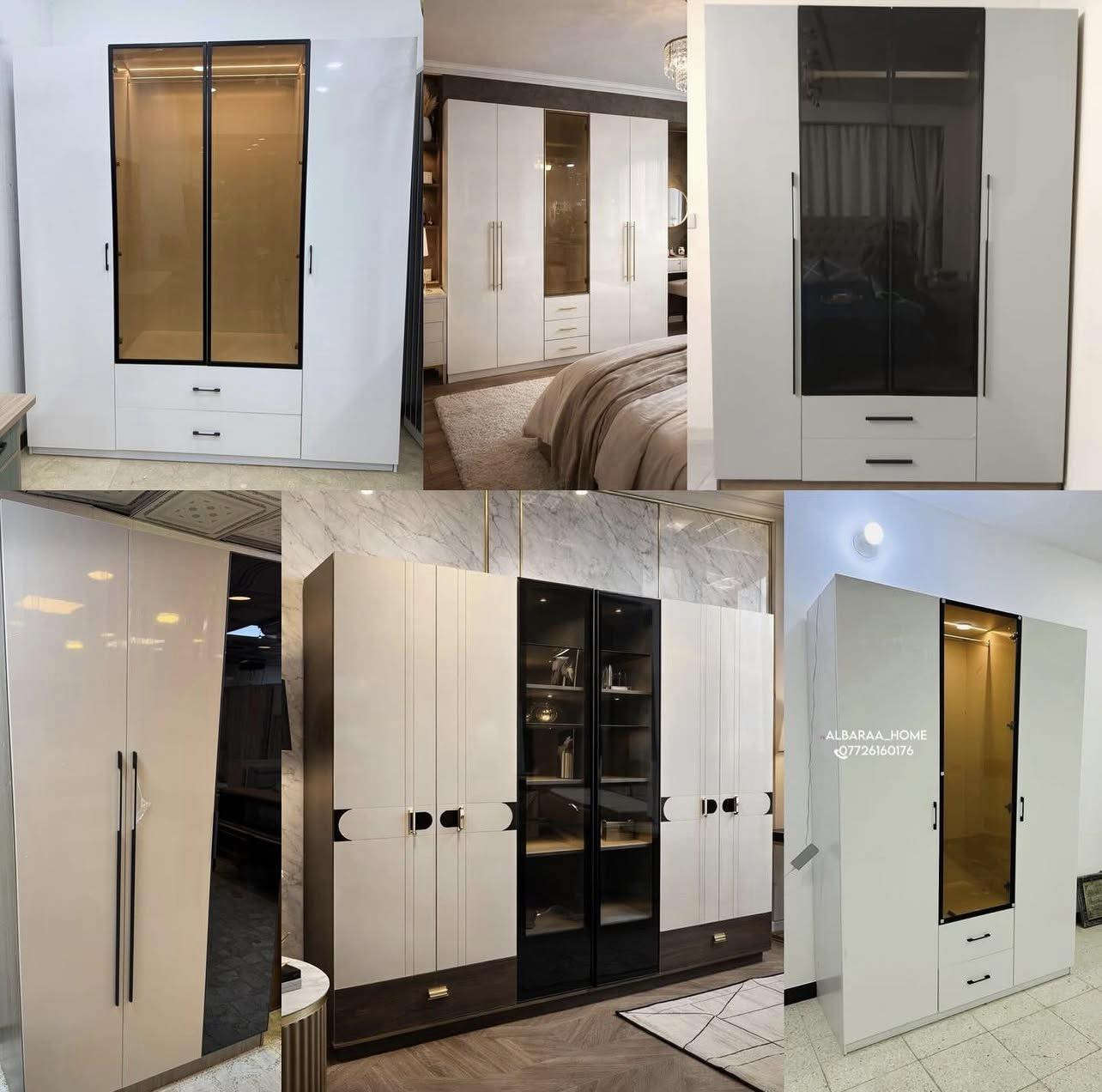 جمال يدوم… وجودة تُلاحظ من أوّل نظرة.

كناتير موديلات 2026 بلمسة راقية وجودة عالية
متوفـــرة بجميع الأحجام:
2 باب – 3 باب – 4 باب – 5 باب – 6 باب
تصاميم أوربية حديثة، تشطيب دقيق، وخامات قوية تتحمّل الاستخدام اليومي.

✨ مواصفات الكنتور:
 • صبــغ حراري مزجّج ضد الخدش والشخط
 • مفصلات هيدروليك ناعمة
 • خشب MDF درجه أولى
 • رفوف مرتّبة ومساحات واسعة للتخزين
 • تنسيق داخلي يناسب كل غرف النوم

جاهزين للتجهيز جملة ومفرد مع خدمة توصيل داخل بغداد.

للطلب والاستفسار: ***********
