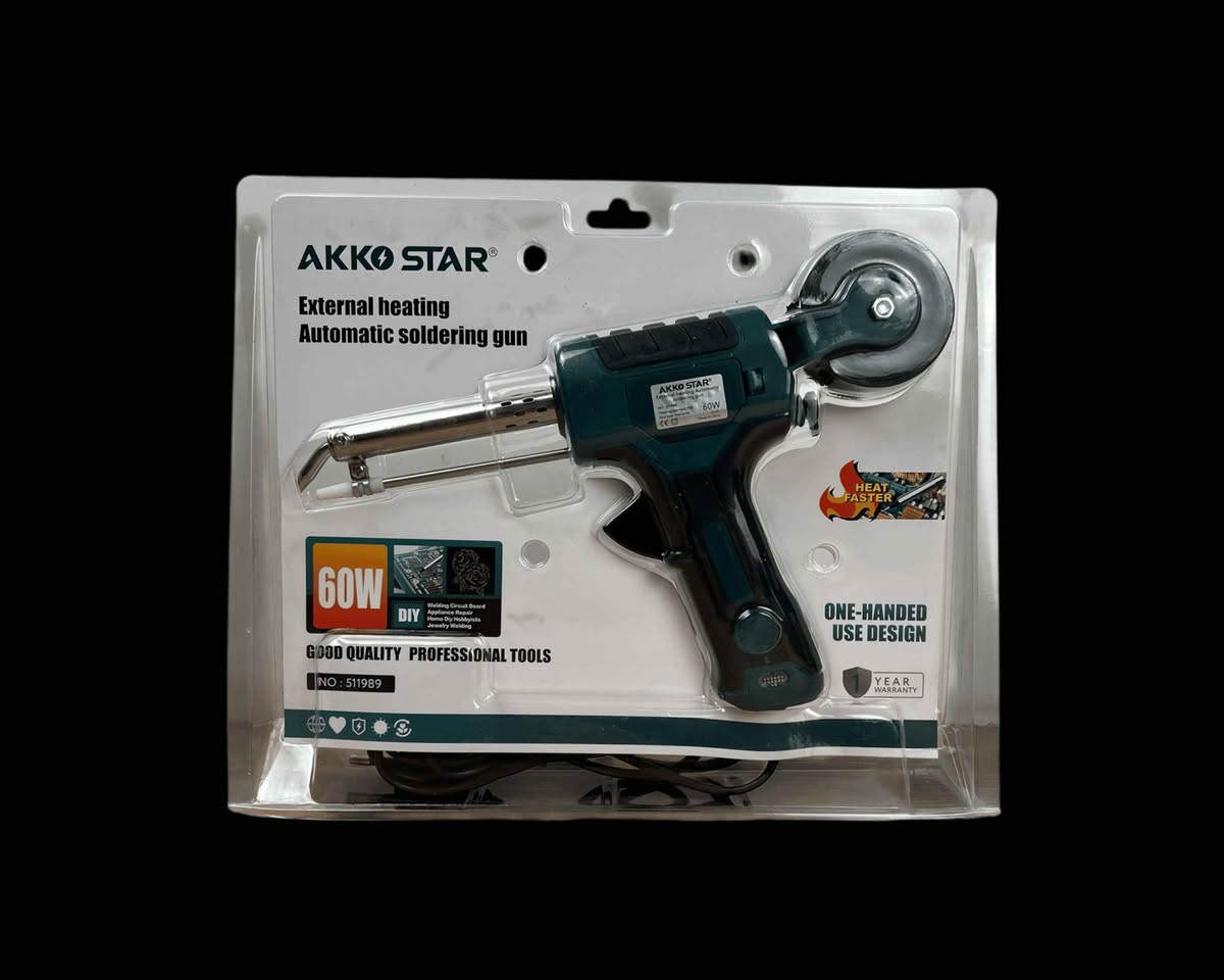 ✨ أسرع كاوية لحيم احترافية بـ 60 واط من AKKO STAR!

🛠️ ⚡ تصميم مبتكر للاستخدام بيد واحدة فقط.. وداعاً للتعب!

🧵 تغذية تلقائية للقصدير لضمان دقة وسرعة في العمل.

⚡ 🔥 تسخين خارجي سريع يوفر عليك الوقت في كل مهمة.

🏠 مثالية لتصليح البوردات، الإلكترونيات، وحتى الحلي.

💎 📏 سلك طويل 140 سم يمنحك حرية تامة أثناء الحركة.

🚀 اطلبها الآن وابدأ مشاريعك بكل احترافية وإتقان! 🛒 ناصرية, ذي قار


**إذا كنت صاحب هذا الإعلان وتريد حذفه لأي سبب، رجاءا أرسل رسالة إلى الدعم الفني**