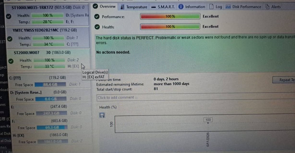 هارد للبيع نظيف مستخدم كم ساعة للفحص فقط حجمه 2Tb ( 2 تيرا) وصحة الهارد ( %100 ) مثل ما موضح بالصورة مكاني موصل وما عندي توصيل سعر الهارد 90 ألف


**إذا كنت صاحب هذا الإعلان وتريد حذفه لأي سبب، رجاءا أرسل رسالة إلى الدعم الفني**