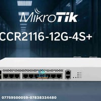 CCR2116-12G-4S+ • 12 منافذ 1G • 4 منافذ 10G