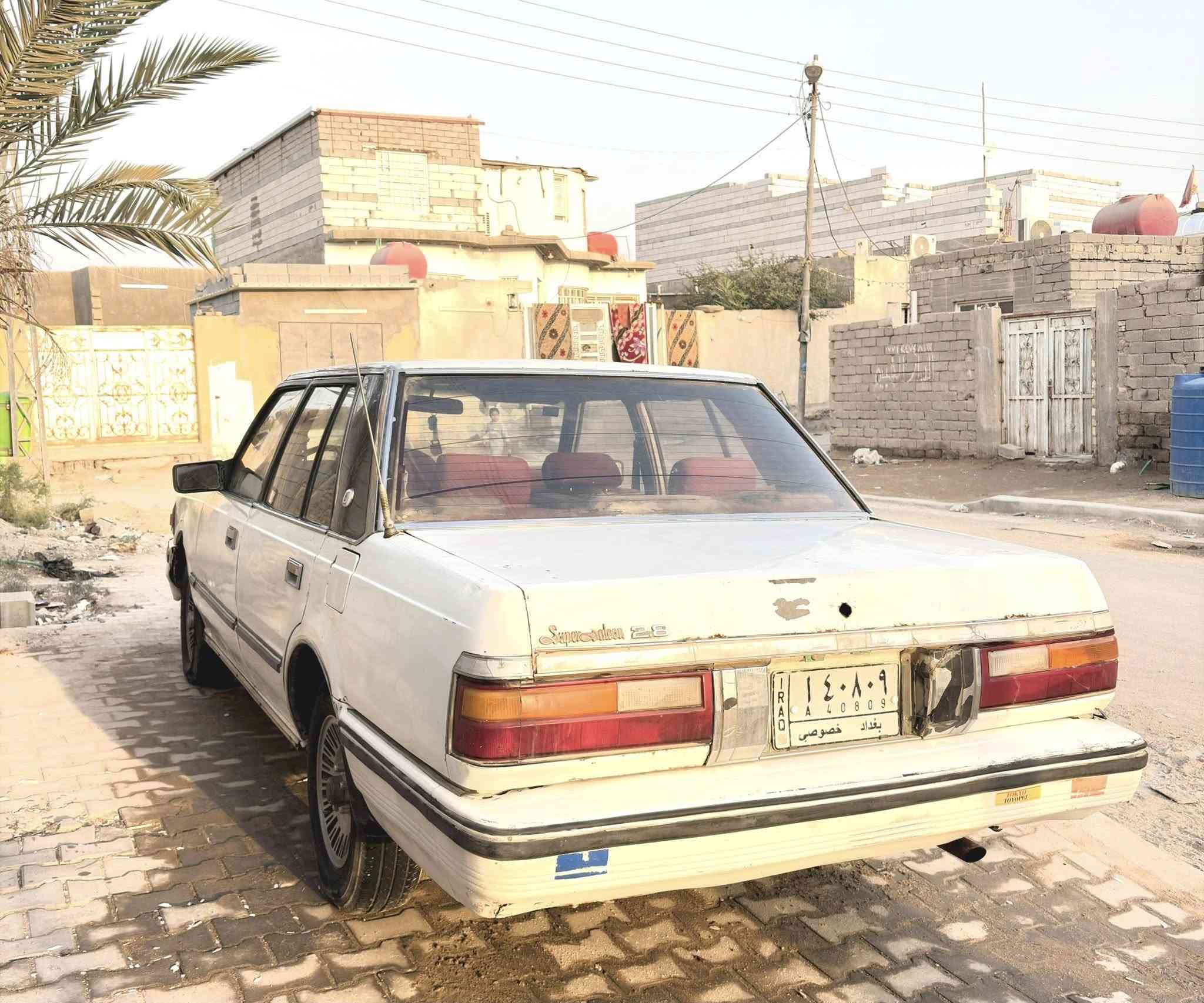 تويوتا كراون سوبر مديل 85
كير ومكينة 2500 فيفتي جدد

سيارة نظيفة ماناقصها شي

رقم بغداد مشروع وطني شرط التحويل 

السعر 27 ورقة وبيها مجال بسيط

العنوان البصرة القرنة
***********
