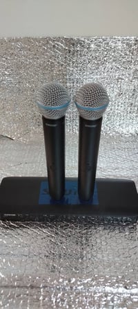 وبركاته خدام الحسين مايكات لاسلكي باله جديد بكارتونته وجيسه مامستعملات...