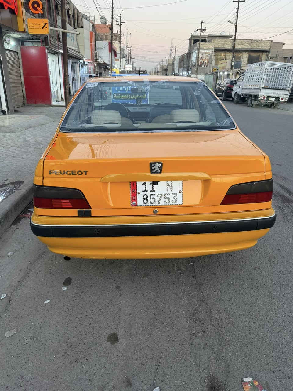 السلام عليكم بيجو بارص 2023 غاز بانزين  بيها صبغ جاملغ خلفي وباب وجاملغ امامي صفحت السايق الباقي مكفول سياره نضيفه كلش شاشه كاموه حساسات مري شفط بيها موصفات سعر 60حلوه بسمي مكاني بغداد ***********
