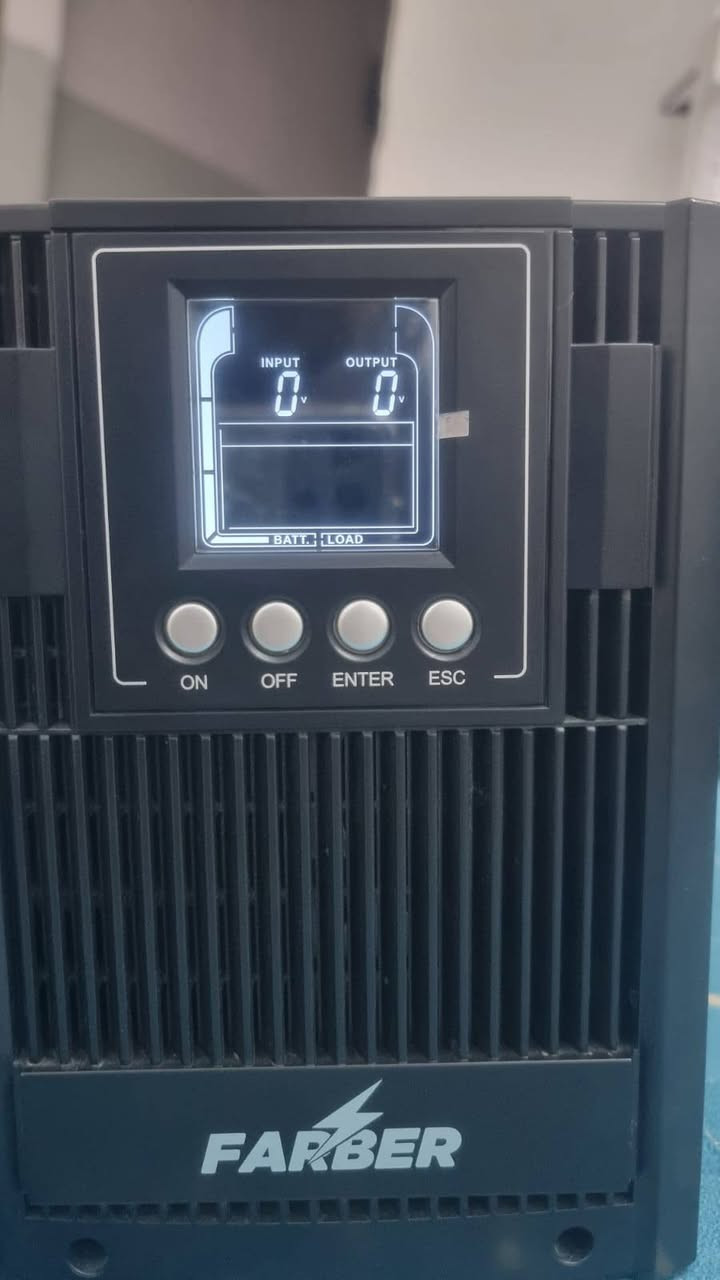 UPS online 2kv farber 

Like new 
310 الف غير مستخدم مجرد مفحوص اخلي ع الشحن علمود البطاريات وعليه ضمان من الشركة  السعر غير قابل للتفاوض سعر الشراء 360الف شلت من سعره مال فتحة الكارتون والصور تحكم


**إذا كنت صاحب هذا الإعلان وتريد حذفه لأي سبب، رجاءا أرسل رسالة إلى الدعم الفني**