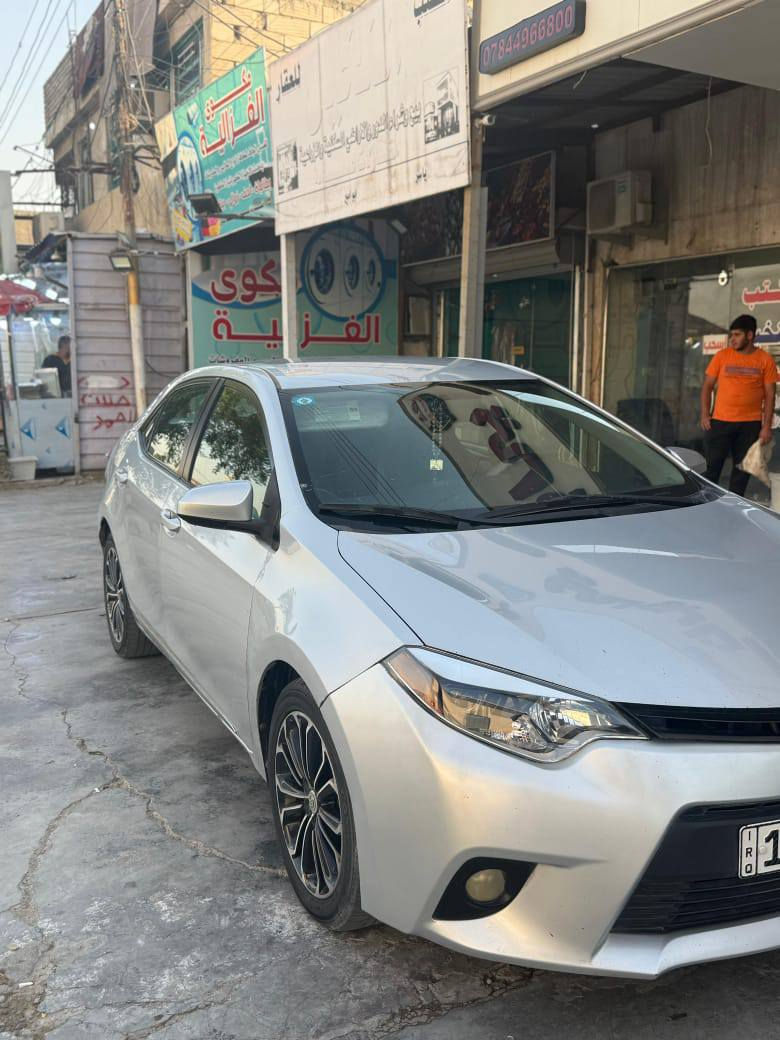 كورلا 2014 كندي صبغ باب خلف سايق رقم بغداد باسمي 
سنويه 2030 عنوان بغداد الغزاليه صدرها نضافه 50 باتري تخم تاير نضيف  تبريد تدفئه محرك بدايه تبخير بسيط  سعر 112      رقم ***********
