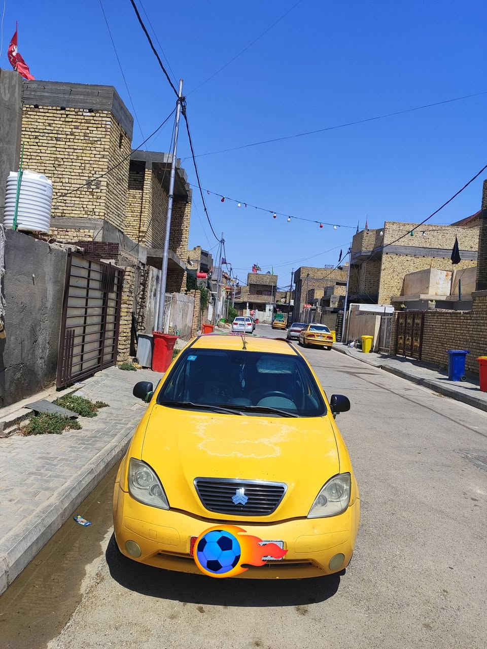 السلام عليكم طيبه موديل ١٧كفاله رقم واسط انكليزي ومكانه واسط سياره جاهزه مصفره هيئه وغرامات سياره جاهزه لاستفسار  ***********
***********
