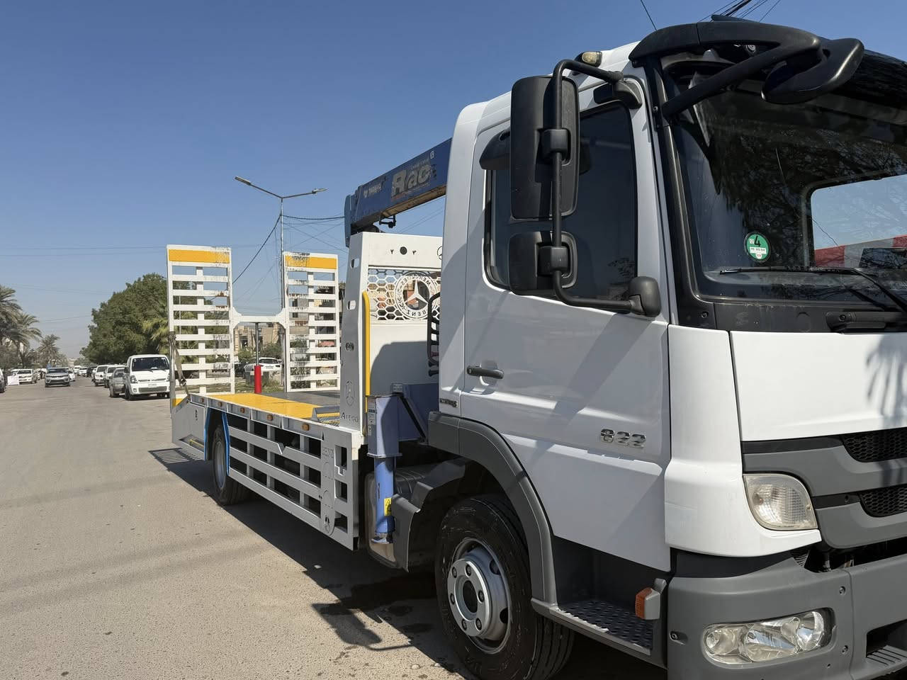 سلام وعليكم كرين 2013  جديد محرك 4 جديد جك 3 طن 2 سلايت سياره طول 7 وربع وحيل نضيفه بدي جديد كبل للعمل السياره حيل جديده حجم 22. 8. مكاني بغداد الارقم ***********
***********
