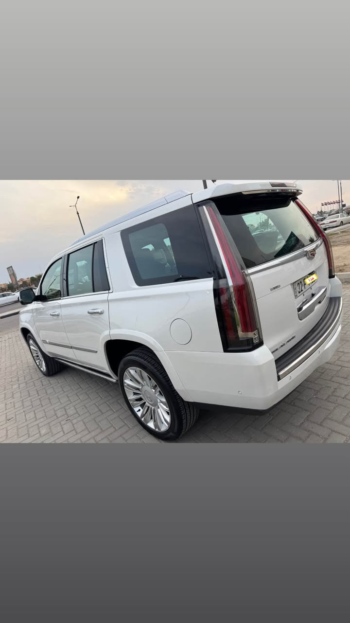 كديلاك سكاليد ٢٠١٨ بلاتينيوم سياره جديده بمعنى الكلمه 
مكفوله كفاله عامه من الزلغ والبارد والصبغ والتبديل كفاله عامه حتى الدعاميات بالشرط مكينه وكير بالشرط مواصفات
كشنات مساج وتدفئه وتبريد عينه داتا شو سقف كنتارا حساسات اماميه وخلفيه تلفزيونات رادار امامي وجانبي وبعد هواي مواصفات السعر ٤٢٠ مكان السياره اربيل
للاستفسار *********** البصرة, العراق
