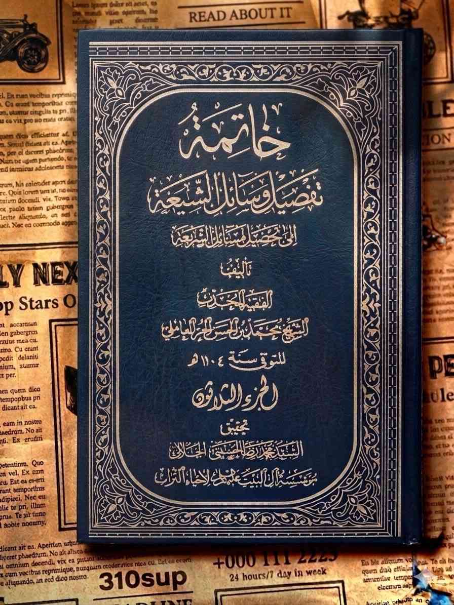 تفصيل وساىل الشيعة للعلامة الحر العاملي طبعة اصلية قديمة 30 مجلد كاملة ونظيفة جداً 
الحجز واتساب ***********
او عالخاص
