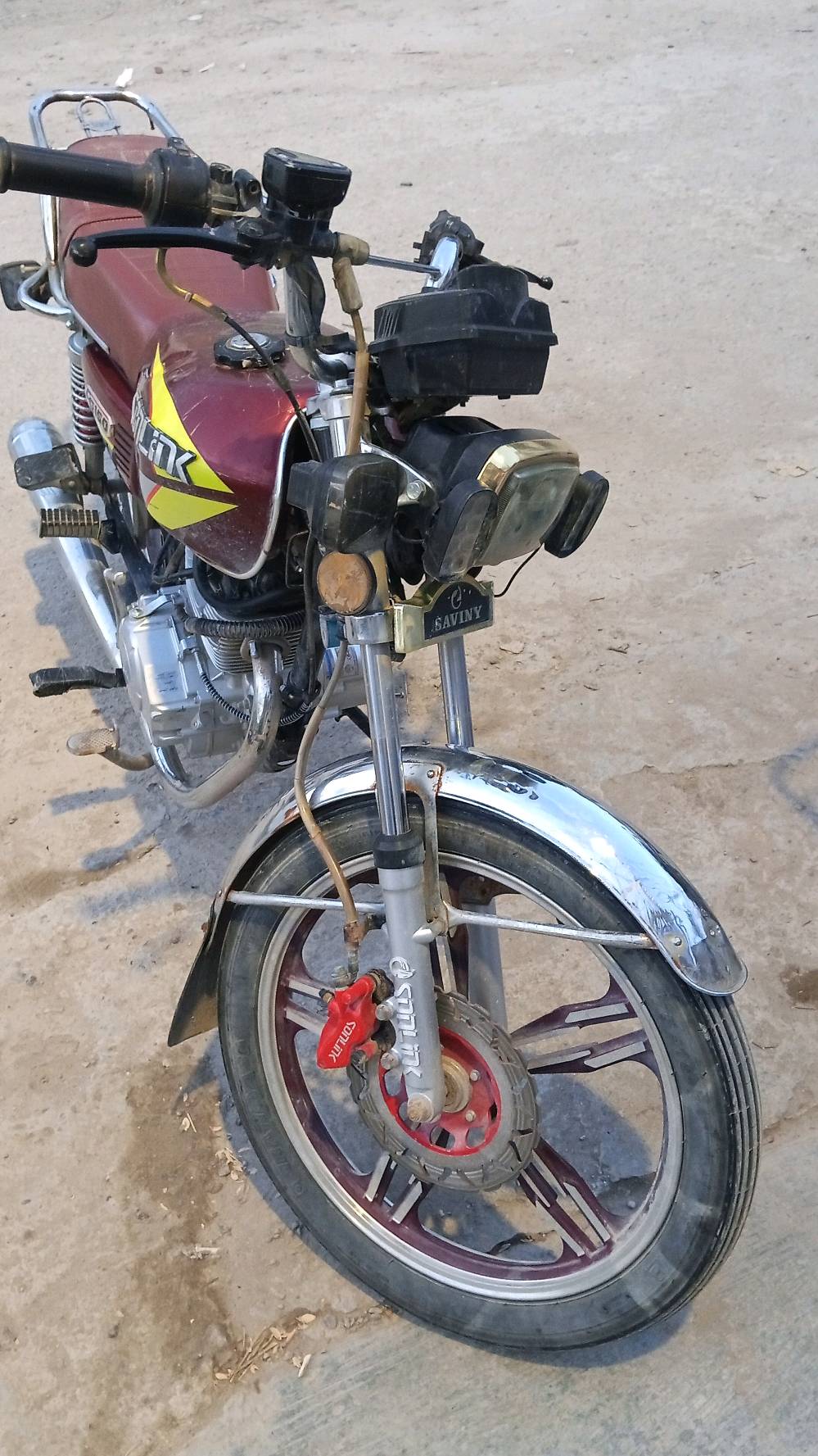 دراجه ايرانيه  موديل 23 مكمركه داخله اصولي. 
مكانها صلاح الدين سامراء 