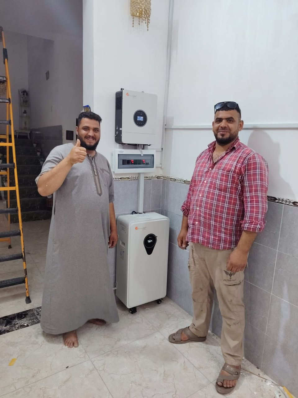 جانب من أعمالنا التي أنجزتها سما بغداد للطاقة الشمسية خلال اليومين الماضيين، حيث تم تجهيز ونصب منظومات طاقة شمسية بأعلى معايير الجودة والإتقان.
بطاريات فلستي سولار
إنفيرترات فلستي سولار
ألواح لونجي (LONGi) الأصلية
نحرص على تقديم أفضل الحلول في مجال الطاقة الشمسية مع ضمان الجودة وخدمة ما بعد البيع.

📞 للحجز والاستفسار:
***********
