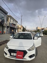 هونداي اكسنت 2020 خليجي مكلف بالنشر للبيع  ماشية 97 كيلومتر  رقم اربيل...