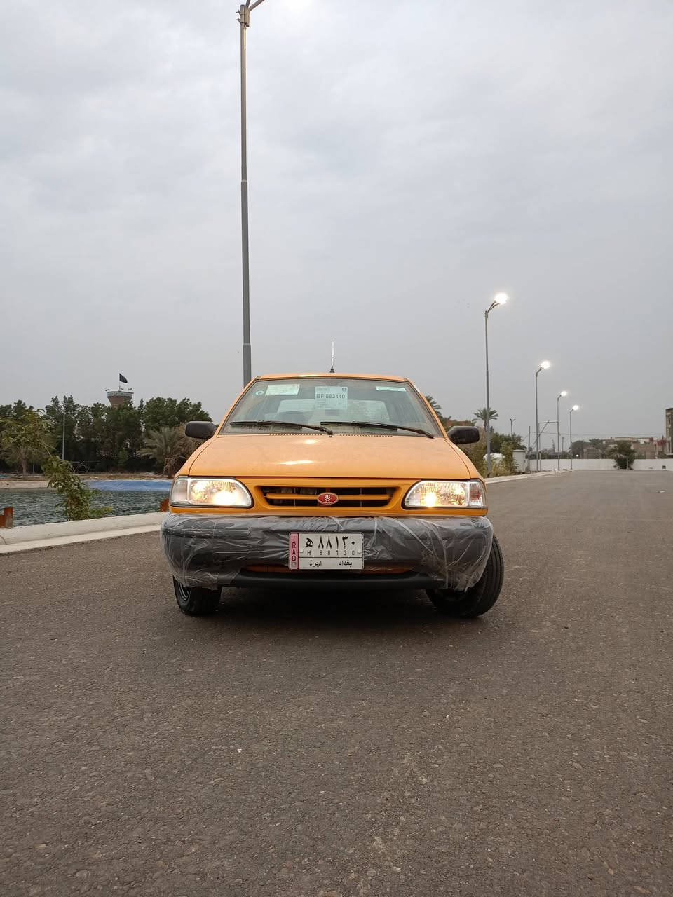 سلام عليكم سايبا موديل 2023بيه طخه بين الباب وجاملغ المامي مال سايق ومصبوغات درجه اوله باقي سياره كفاله كير محرك تبريد شواصي صدر تراي مال زيرو الف مذب عليه هيه مصفره وغرامات صفر تخم تاير هستوني شاده العنوان بغداد الستفسار ***********
