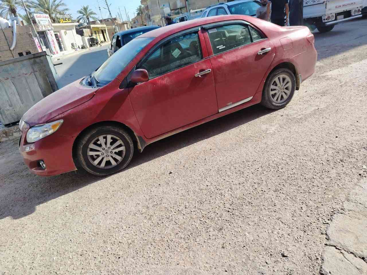 للبيع او مراوس وترهم مقدمه والباقي اقصاط حسب الاتفاق
تيوتا كورلا موديل 2009 وارد امريكي محرك 1800 رقم انبار الجديد تحويل ثاني يوم  سياره جاهزه من كلشي محرك كير تدفئه تبريد صدر كهربائيات كامله ضرر جاملغ امامي وباب خلف السائق بدون دواخل وبيهه بعض الاماكن جراد خفيف السعر 107 وبيهه مجال للاستفسار اتصل ***********
