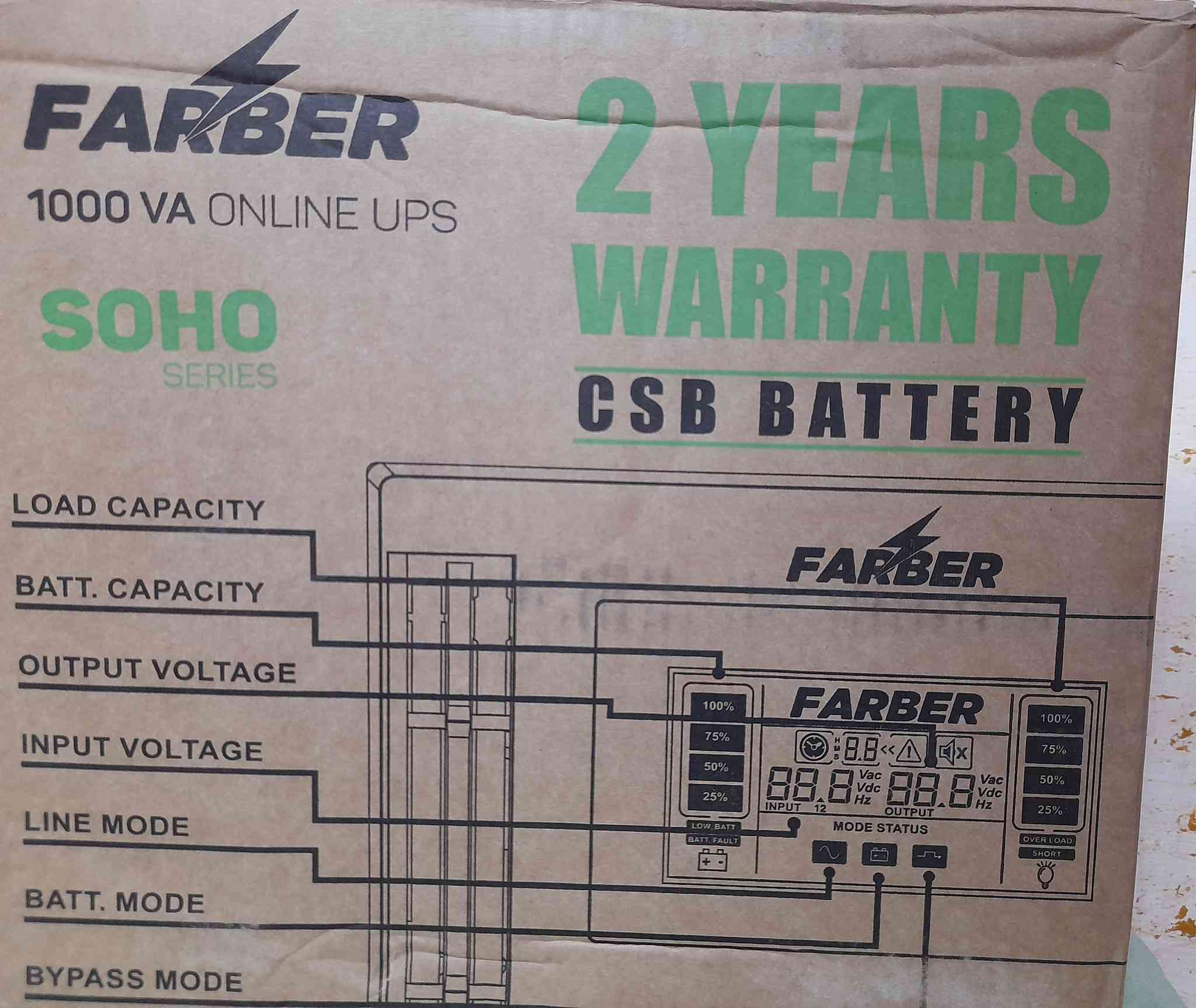 السلام عليكم
للبيع يو بي اس فاربر اون لاين 1kv اخذته بتاريخ 24/8/2025 استخدمته اقل الشهر نظافته % 100
السعر 230 عنواني بغداد الغزالية للإستفسار هذا الرقم
*********** يوجد واتساب

